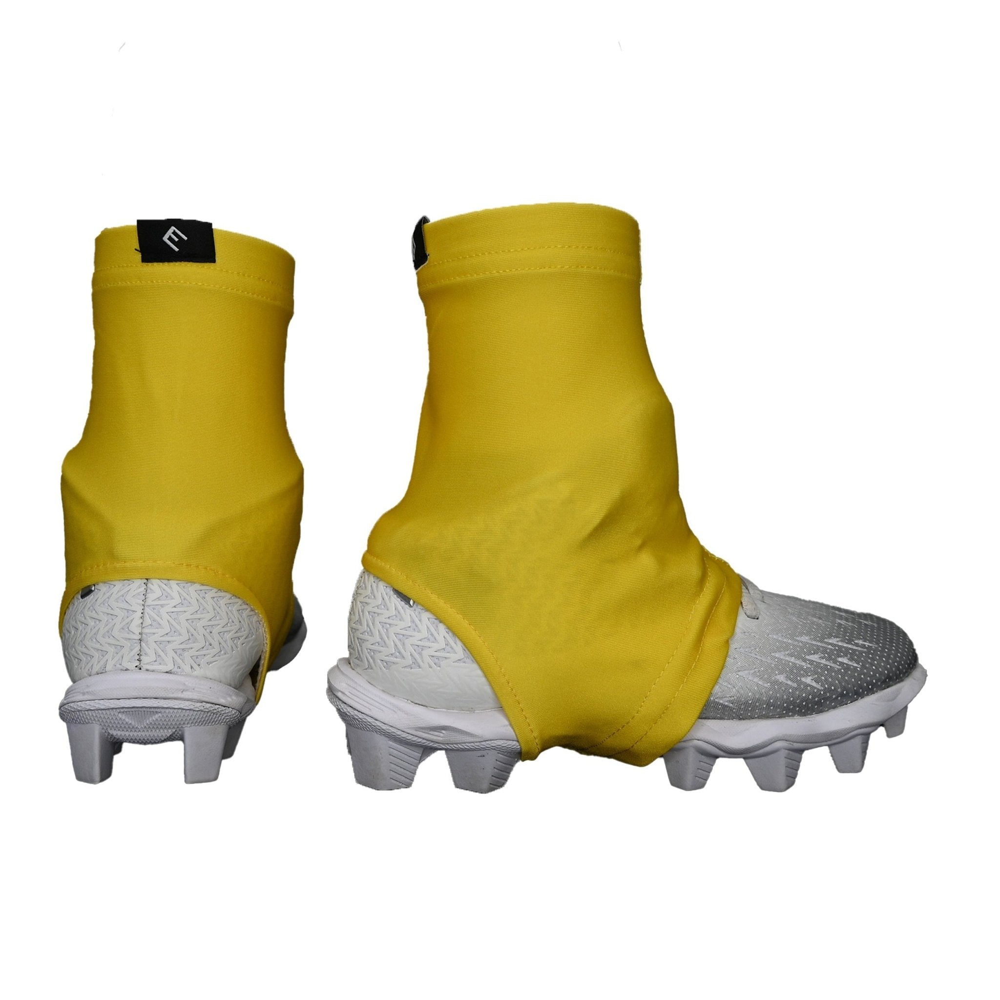 Gold Cleat Covers (Spats) - Maximum Velocity Sports
