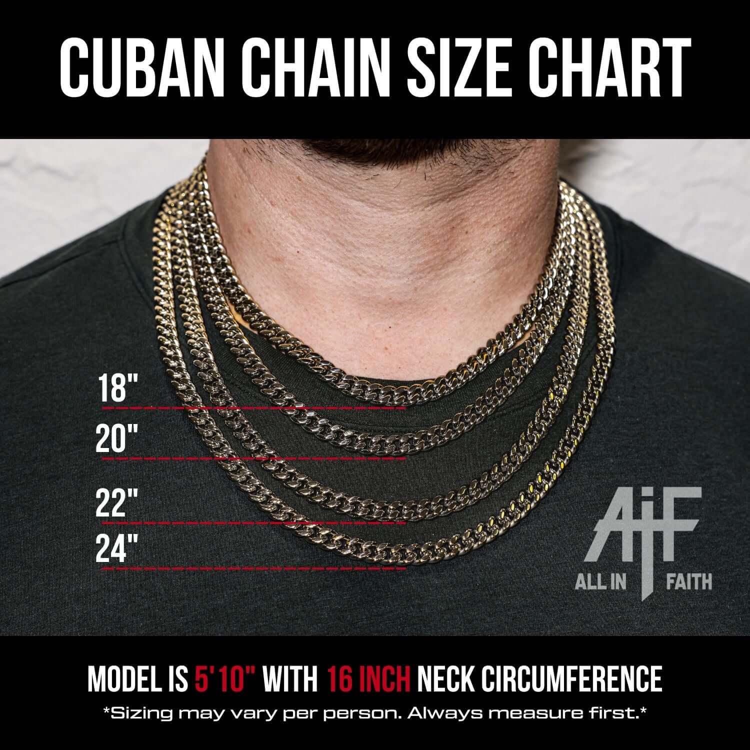 Gold Cuban Link Chain | 8mm | Stainless Steel - Maximum Velocity Sports