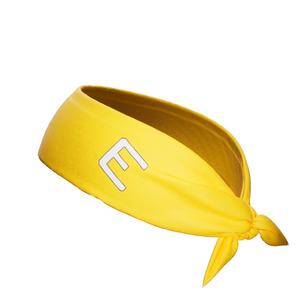 Gold Tie Headband - Maximum Velocity Sports