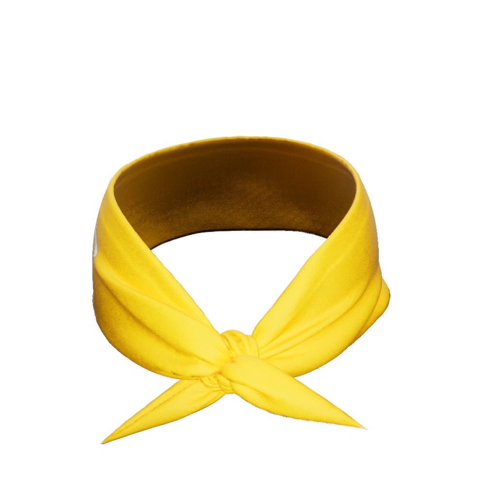 Gold Tie Headband - Maximum Velocity Sports