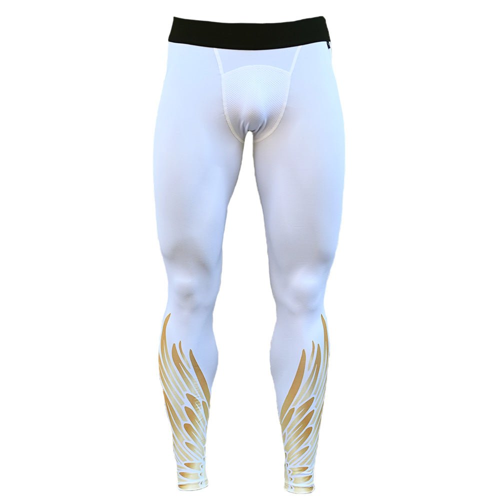 Gold Wing Compression Tights - Maximum Velocity Sports