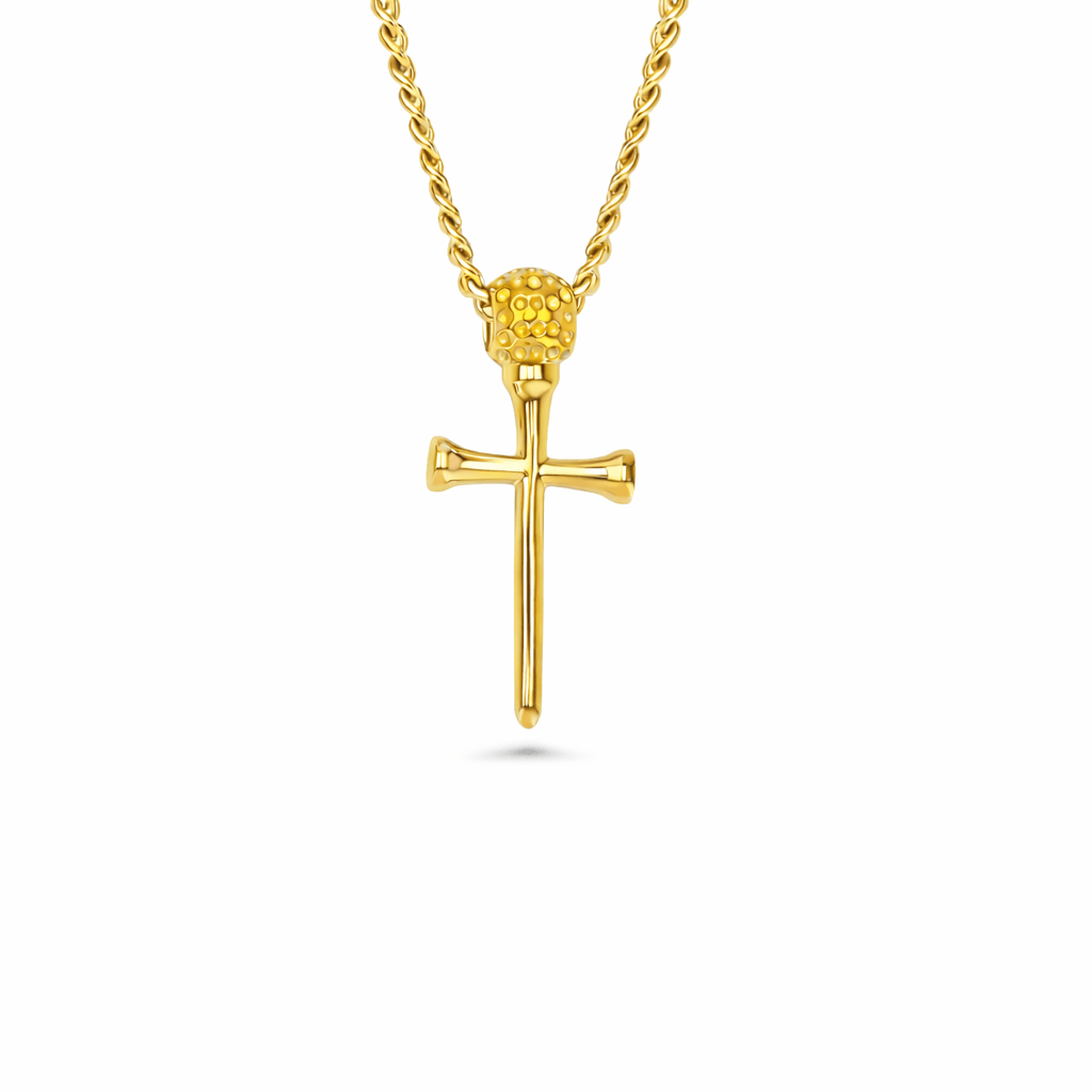 Golf Tee Cross Necklace - Maximum Velocity Sports