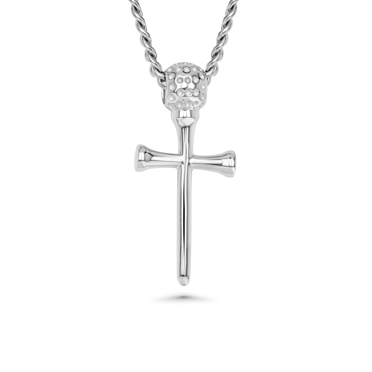 Golf Tee Cross Necklace - Maximum Velocity Sports