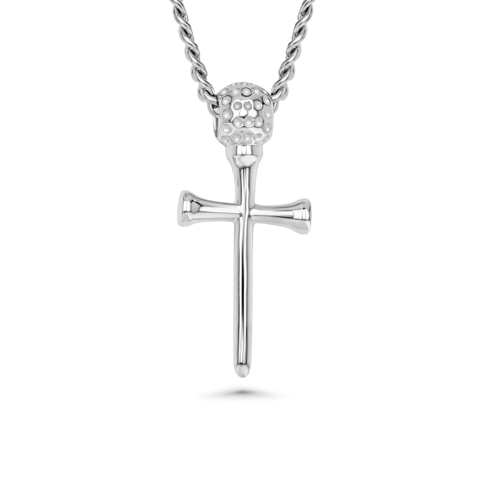 Golf Tee Cross Necklace - Maximum Velocity Sports