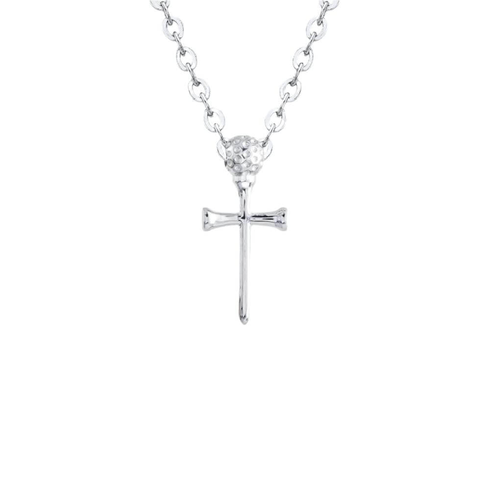 Golf Tee Cross Necklace (Youth) - Maximum Velocity Sports