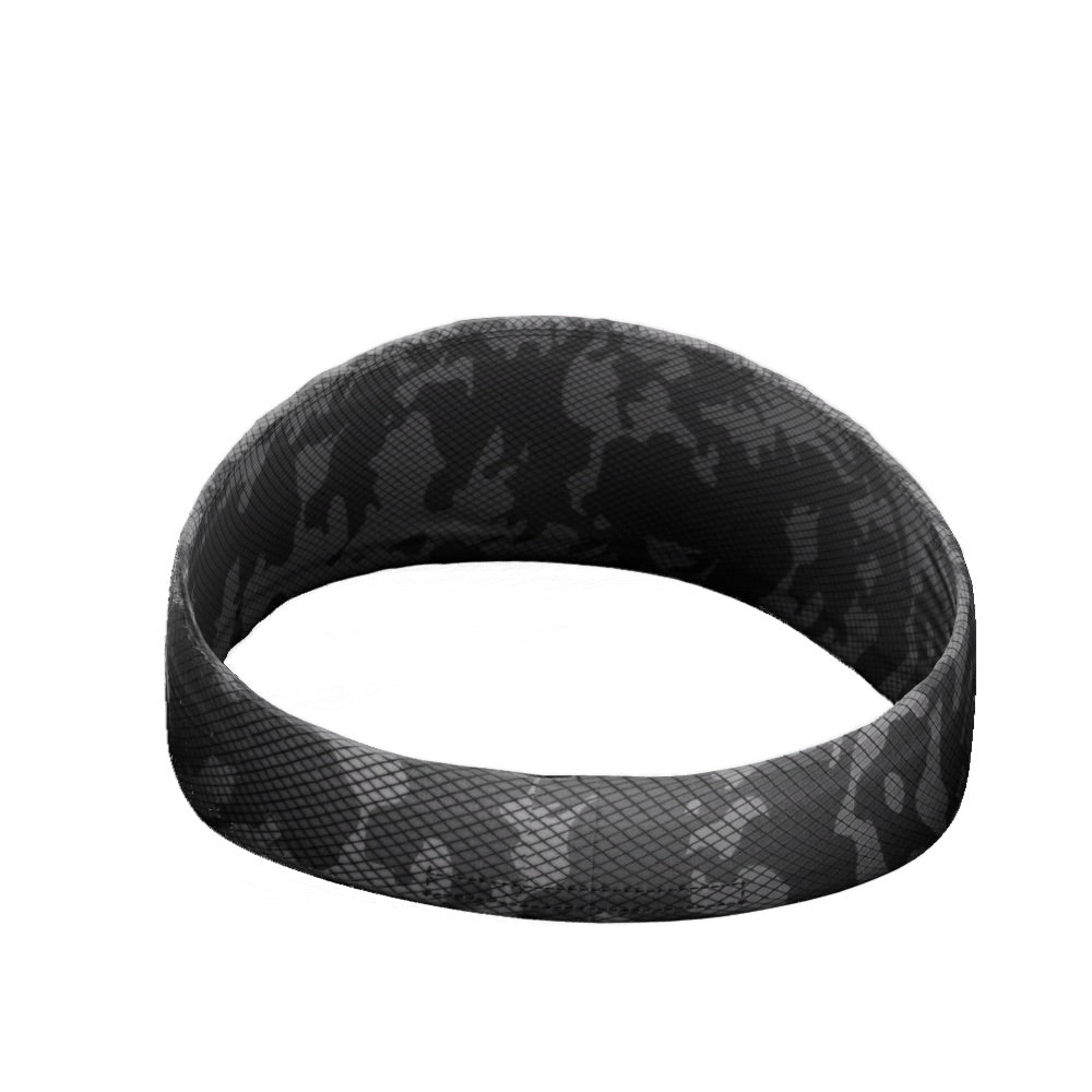 Gray Carbon Camo Headband - Maximum Velocity Sports