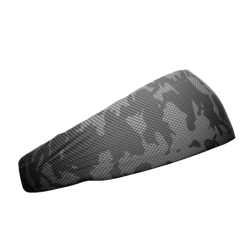 Gray Carbon Camo Headband - Maximum Velocity Sports