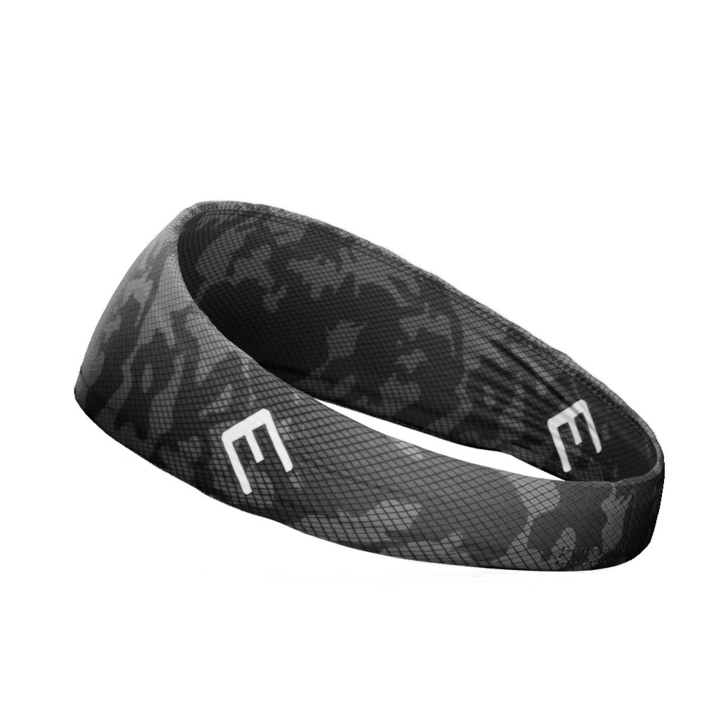 Gray Carbon Camo Headband - Maximum Velocity Sports