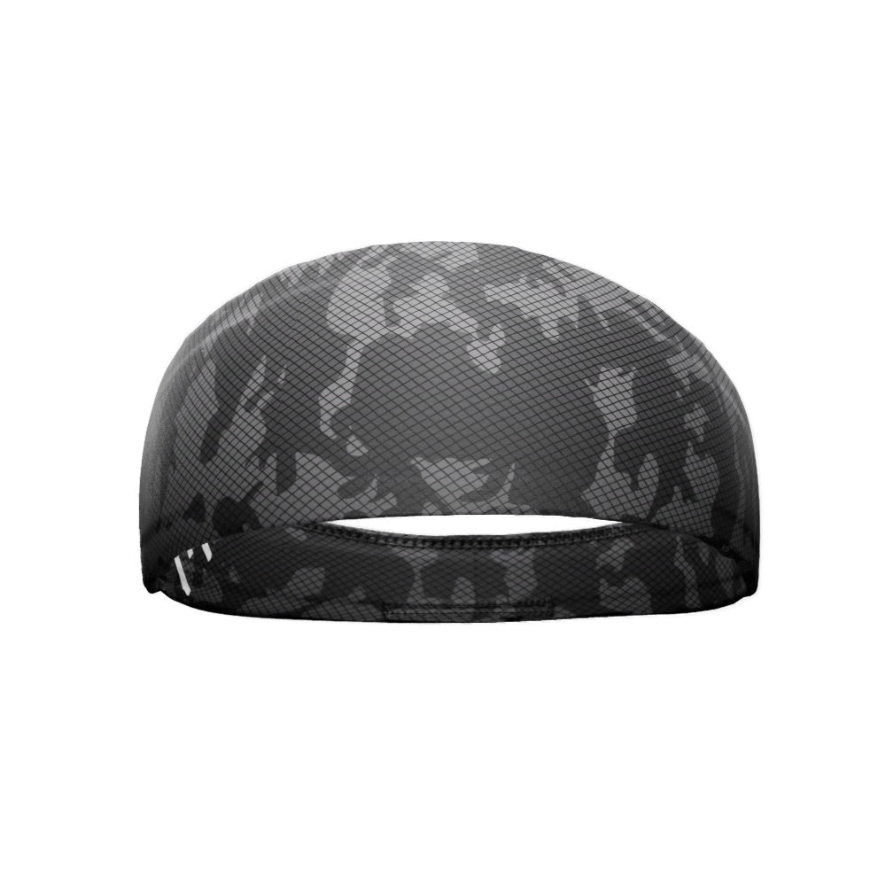 Gray Carbon Camo Headband - Maximum Velocity Sports