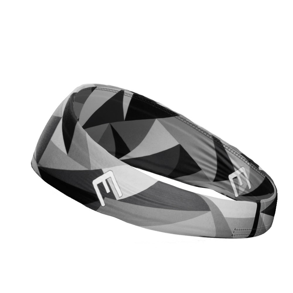 Gray Mosaic Headband - Maximum Velocity Sports