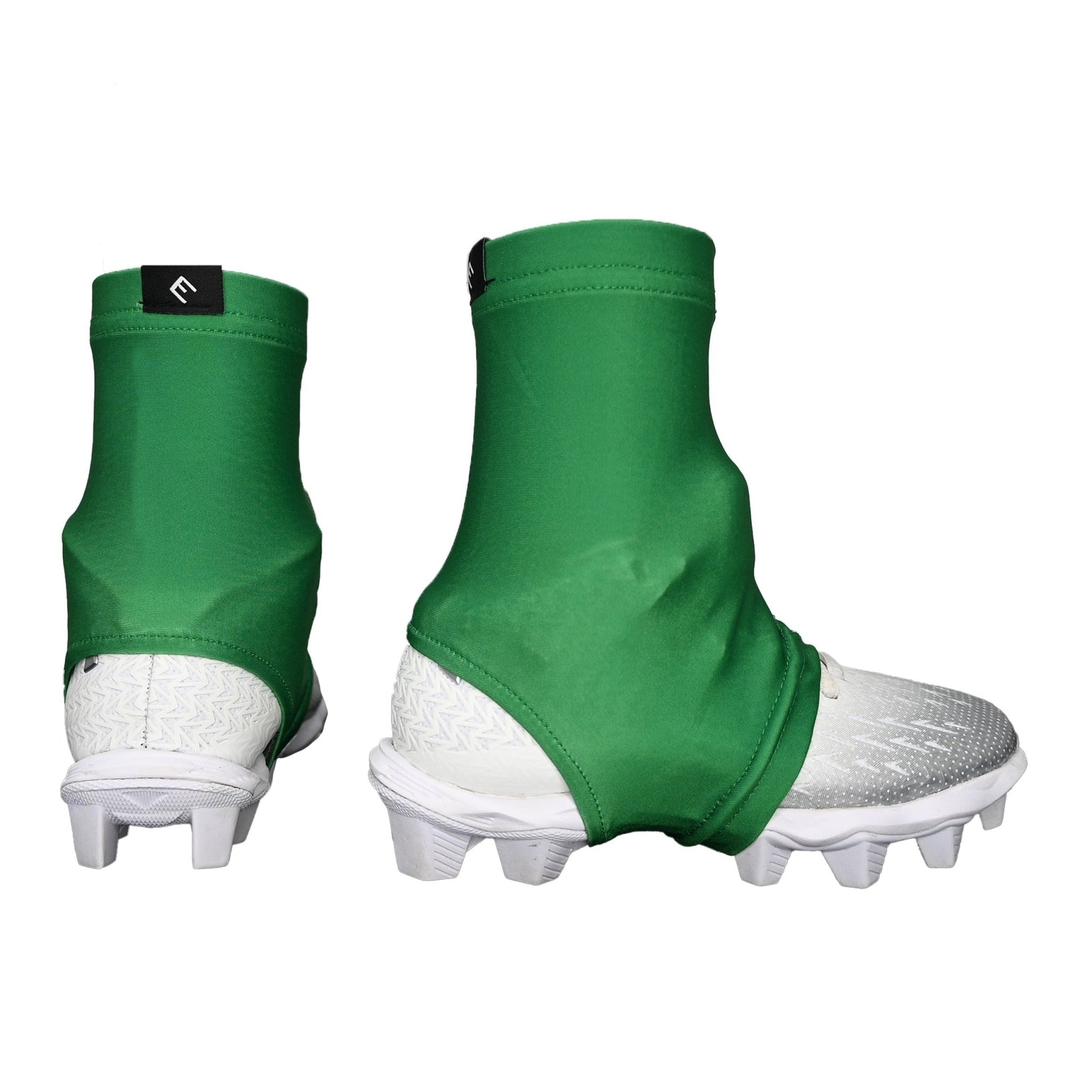 Green Cleat Covers (Spats) - Maximum Velocity Sports