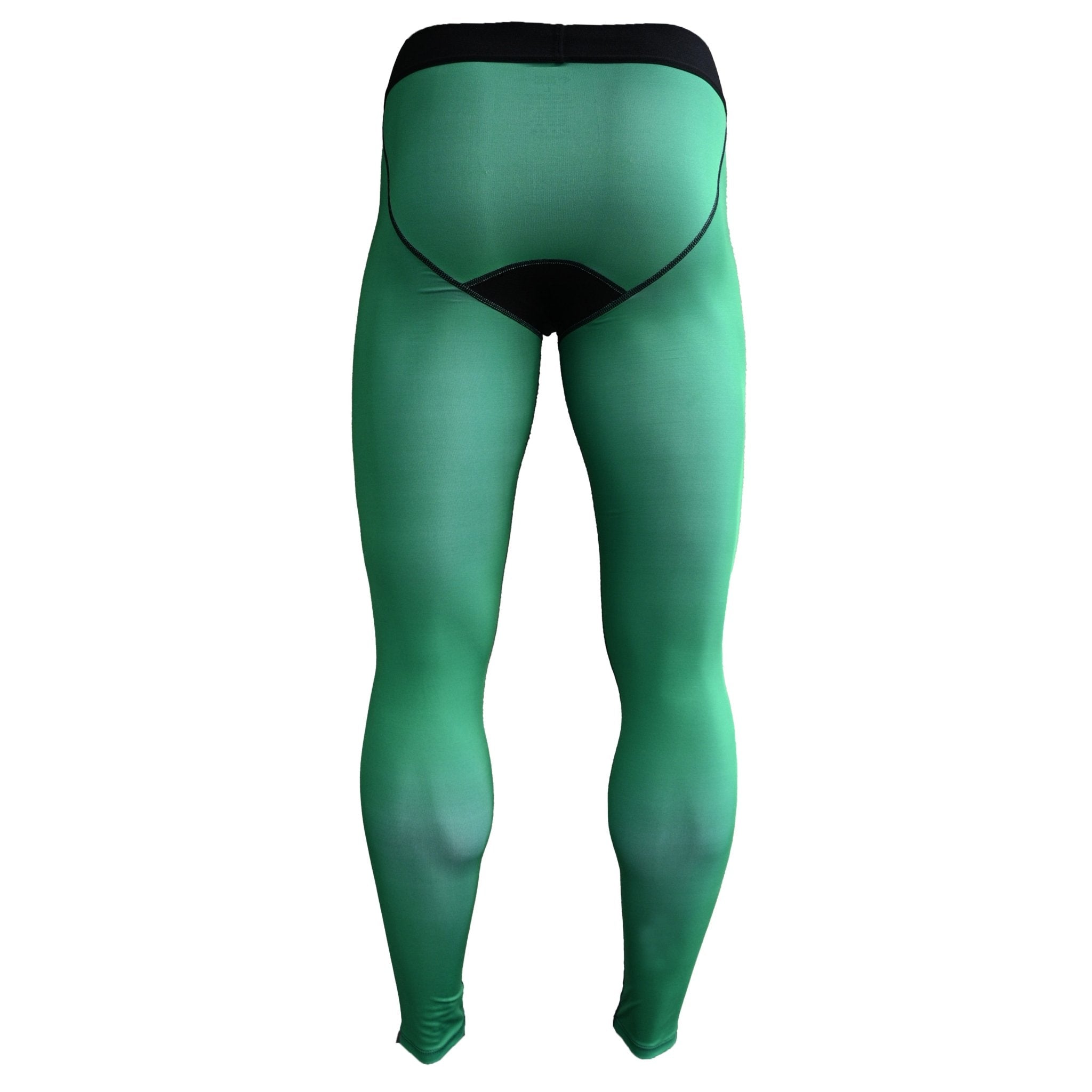 Green Compression Tights - Maximum Velocity Sports