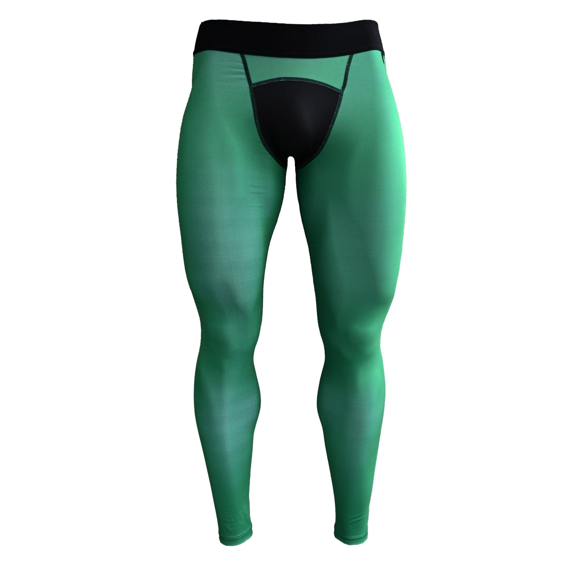 Green Compression Tights - Maximum Velocity Sports