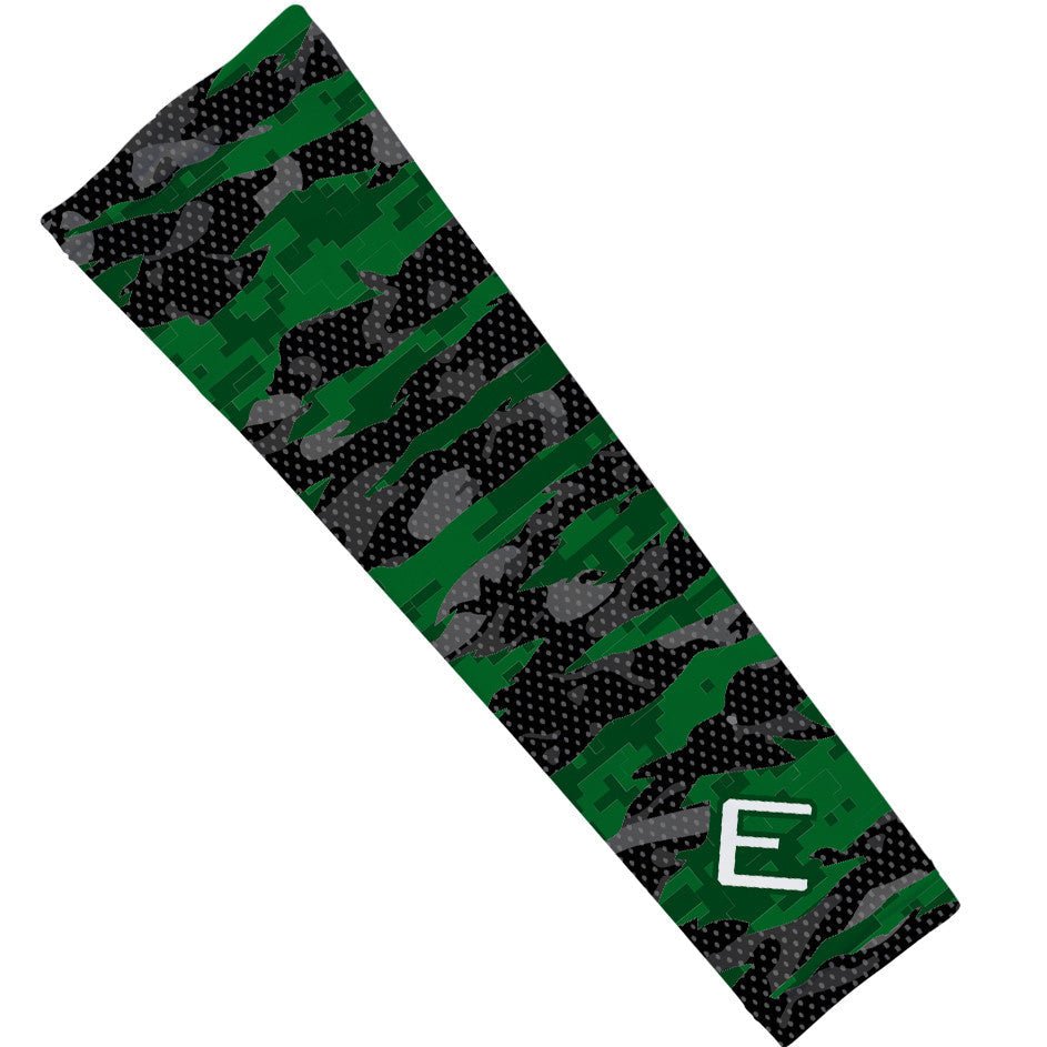 Green Fierce Arm Sleeve - Maximum Velocity Sports