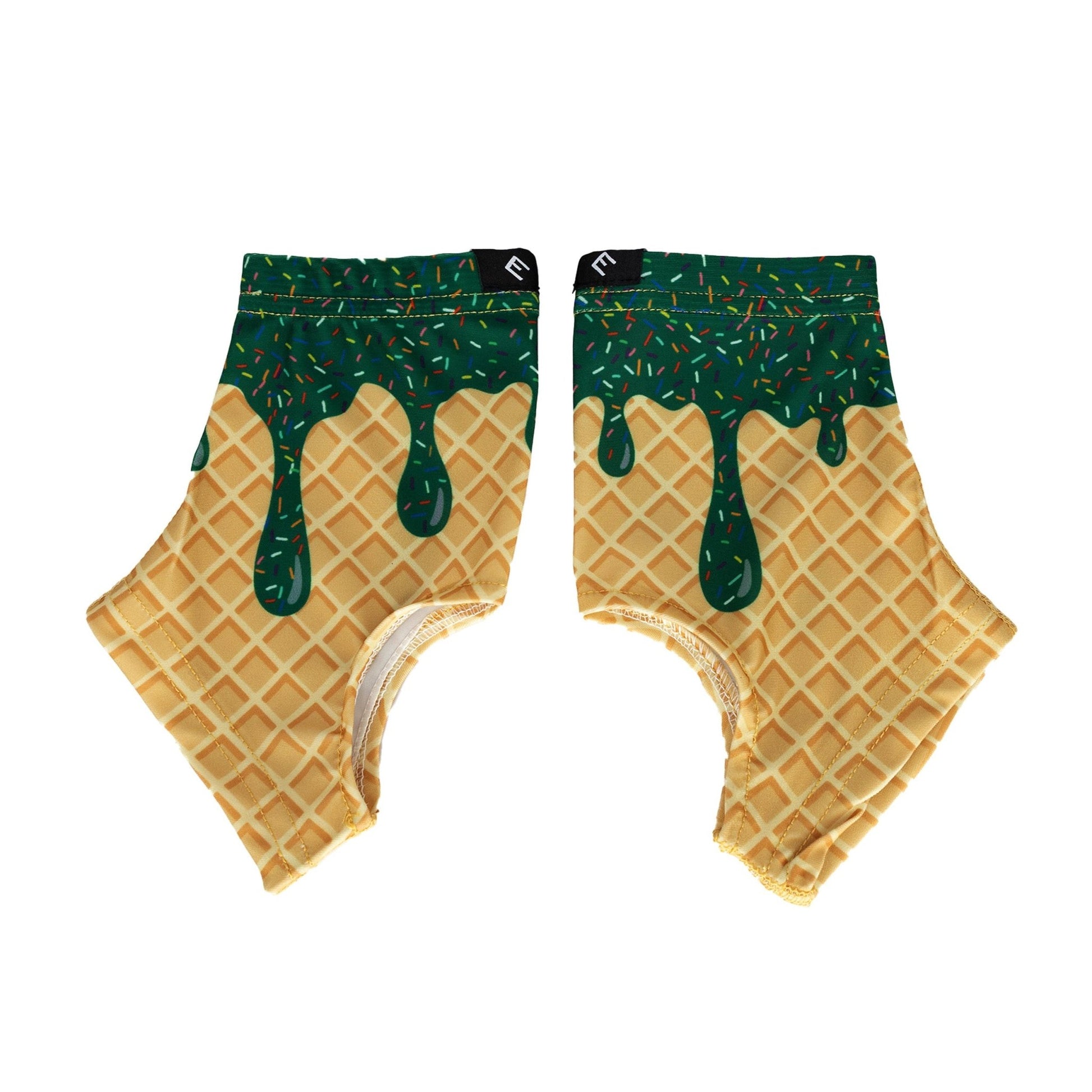 Green Ice Cream Cleat Covers (Spats) - Maximum Velocity Sports