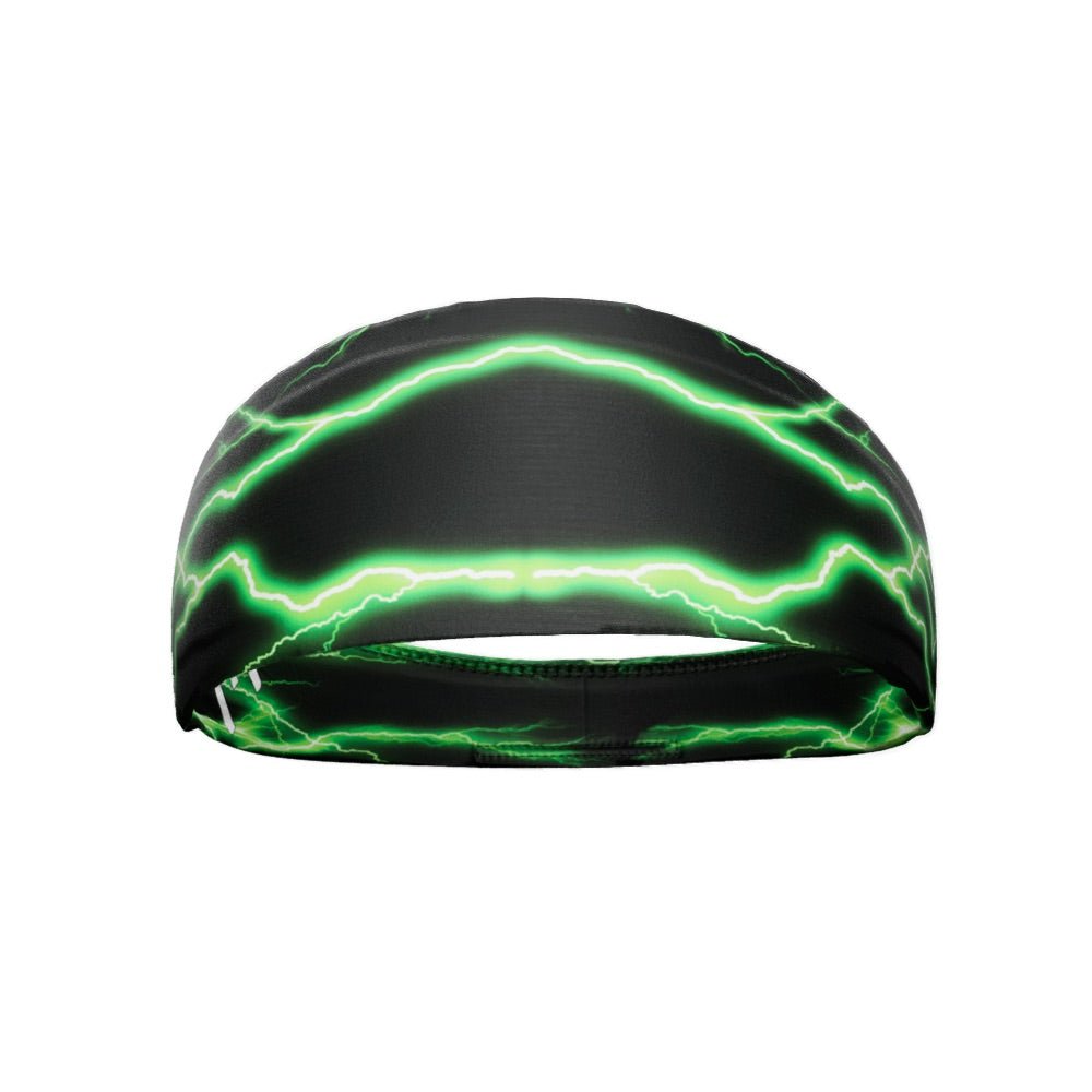 Green Lightning Headband - Maximum Velocity Sports