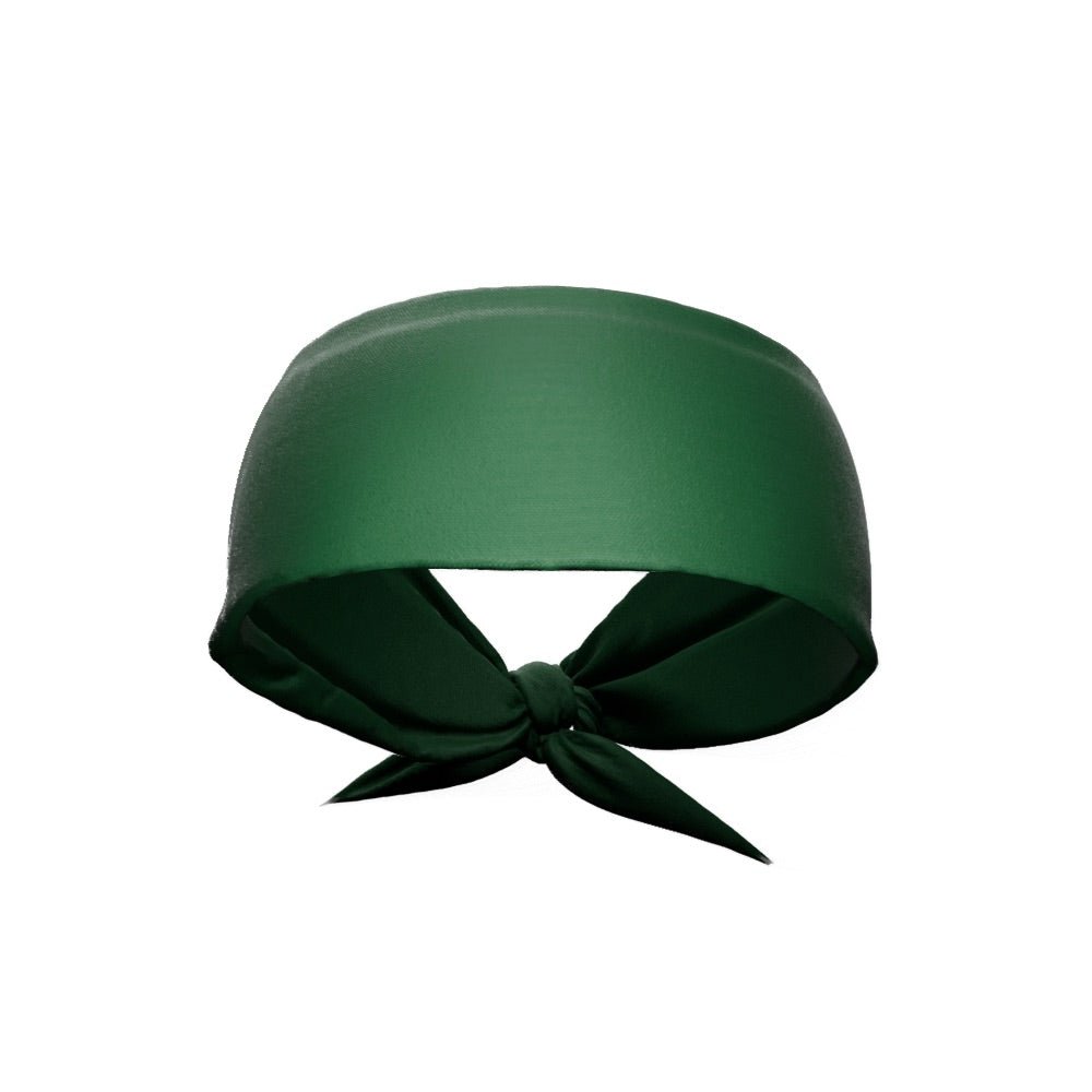 Green Tie Headband - Maximum Velocity Sports