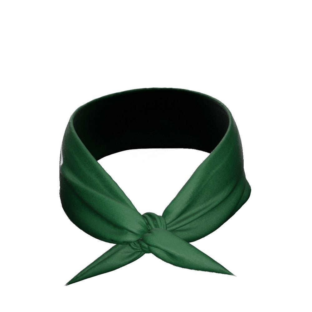 Green Tie Headband - Maximum Velocity Sports