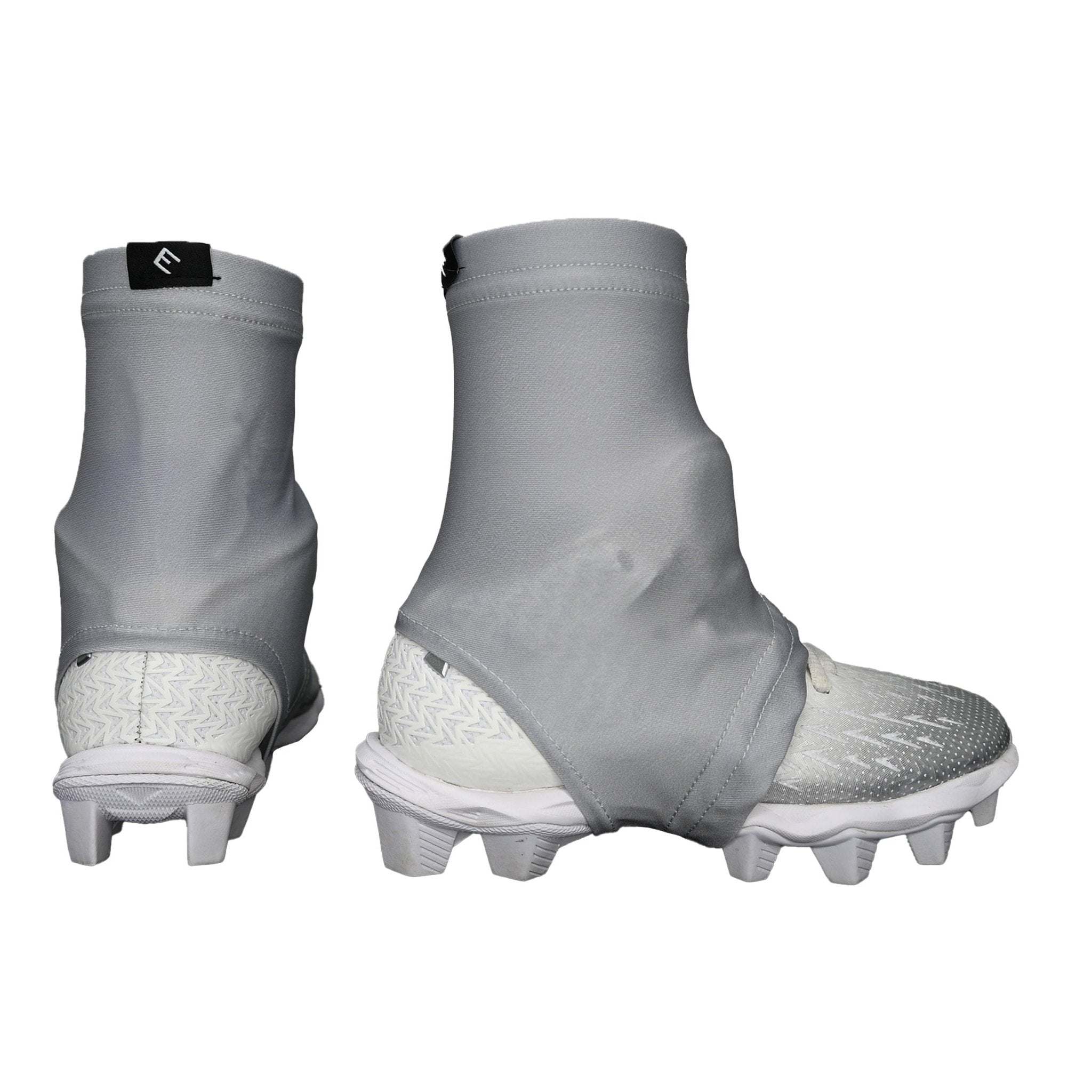Grey Cleat Covers (Spats) - Maximum Velocity Sports
