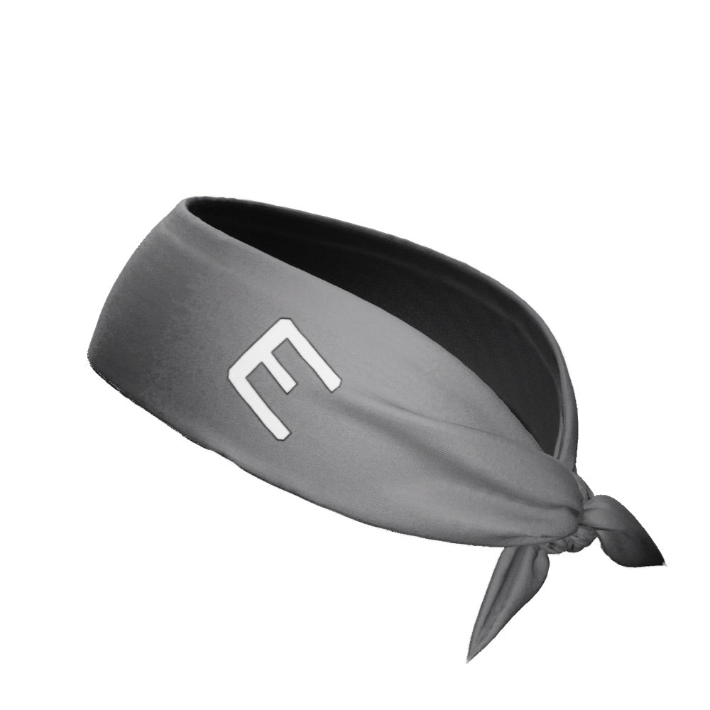 Grey Tie Headband - Maximum Velocity Sports