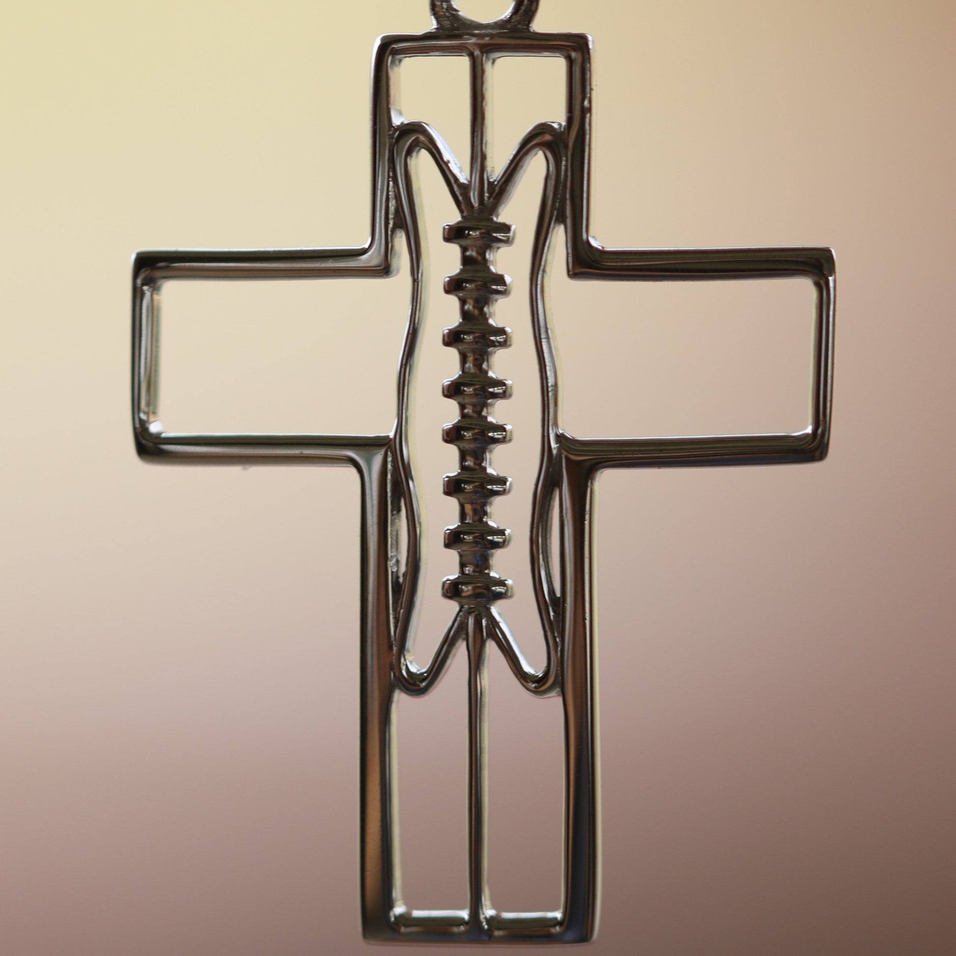 Gridiron Football Cross Necklace - Maximum Velocity Sports