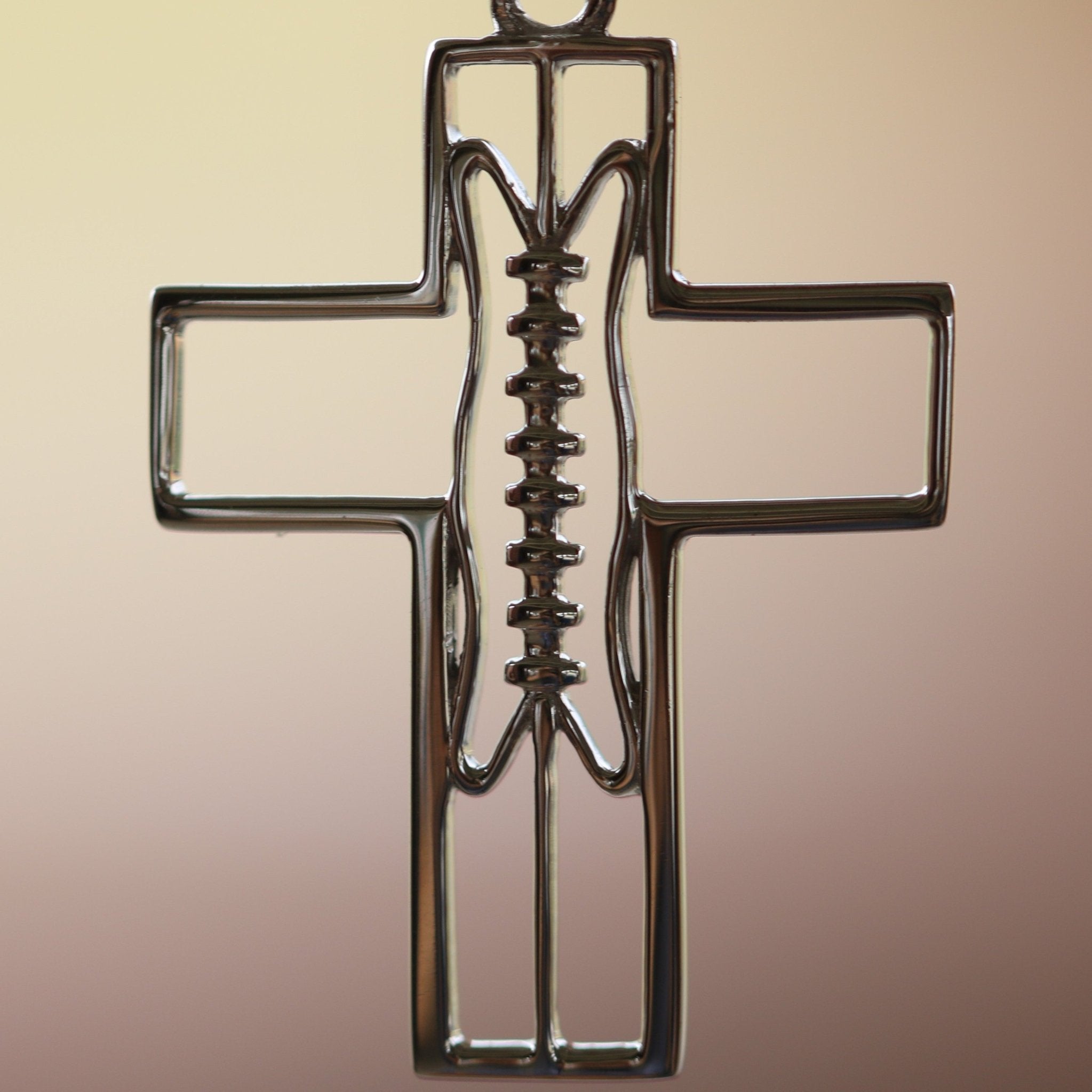 Gridiron Football Cross Necklace - Maximum Velocity Sports