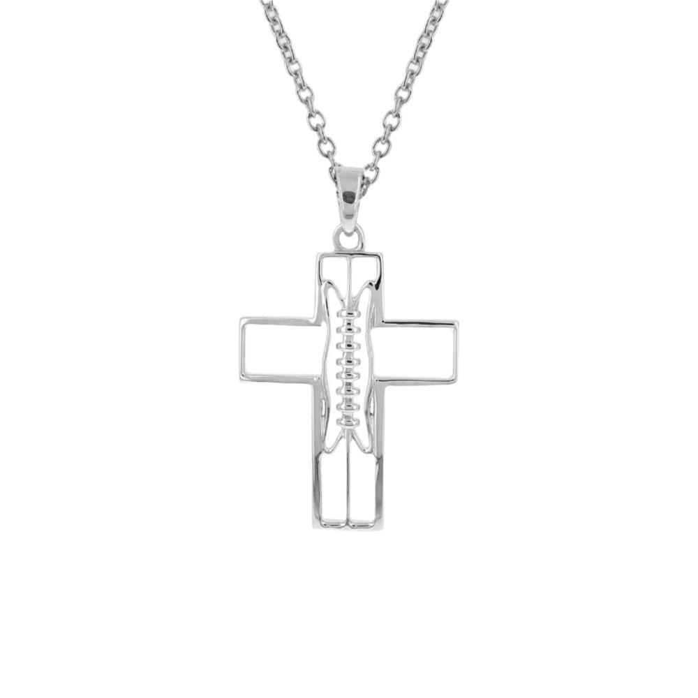 Gridiron Football Cross Necklace (Youth) - Maximum Velocity Sports