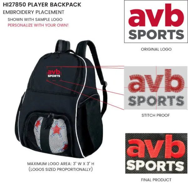 High Five Player Backpack - Maximum Velocity Sports