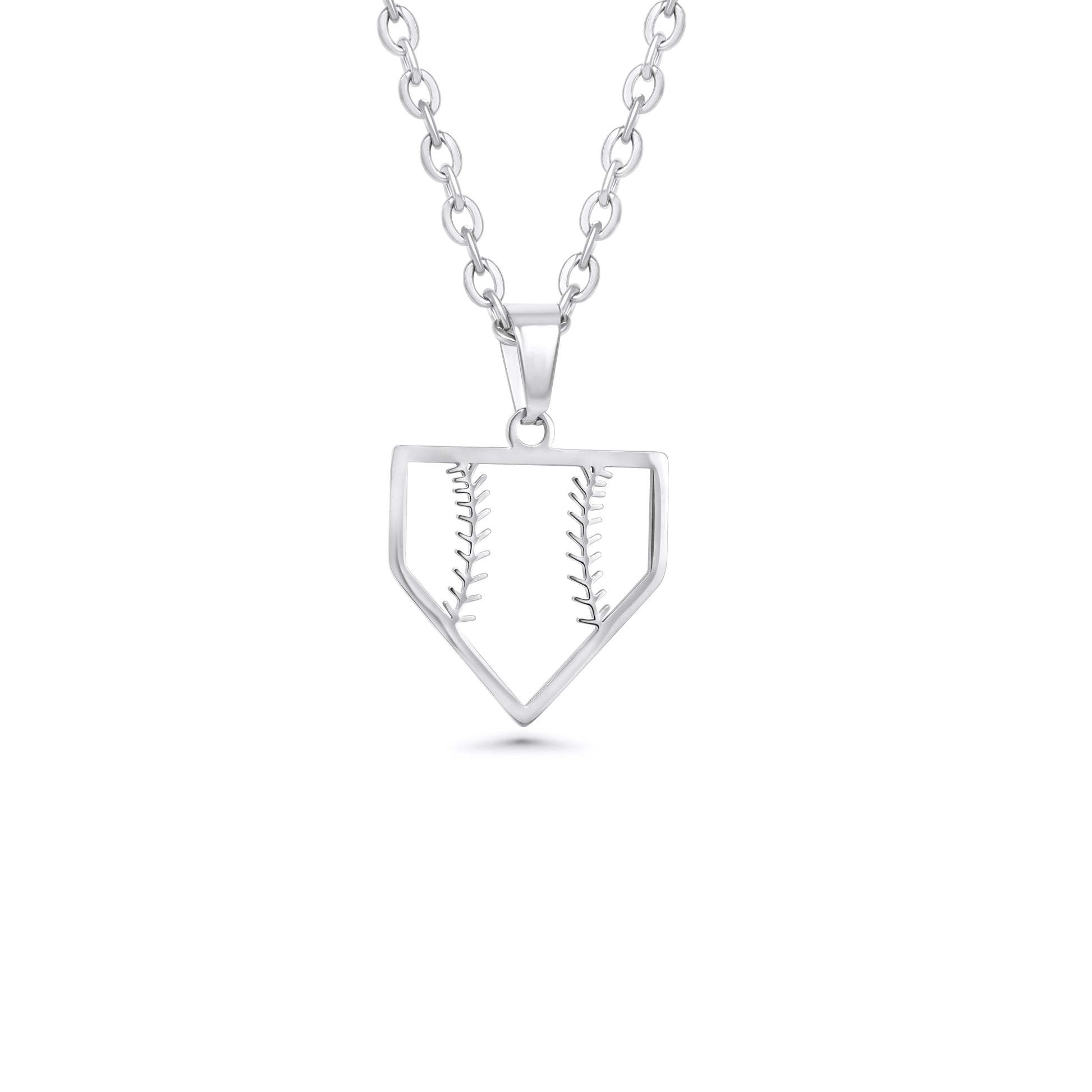 Home Plate Baseball Necklace - Maximum Velocity Sports