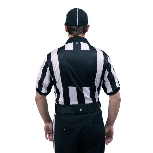 Honig's 2" Striped Ultra Tech NCAA Short Sleeve Football Jersey With Placket And Flag On Left Chest **ALL SALES FINAL** - Maximum Velocity Sports