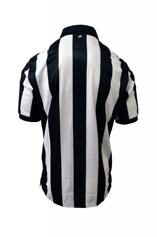 Honig's 2.25" Striped Short Sleeve Football/Lacrosse Shirt With Sublimated American Flag On Left Chest - Maximum Velocity Sports