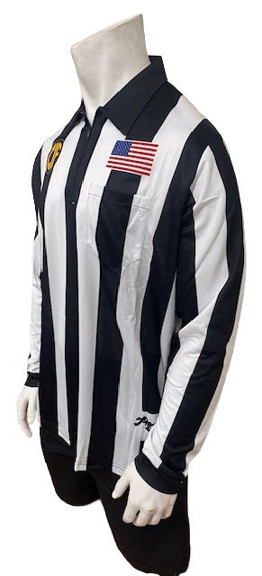 Honig's California Interscholastic Federation [CIF] 2.25" Striped Long Sleeve Football/Lacrosse Shirt - Maximum Velocity Sports