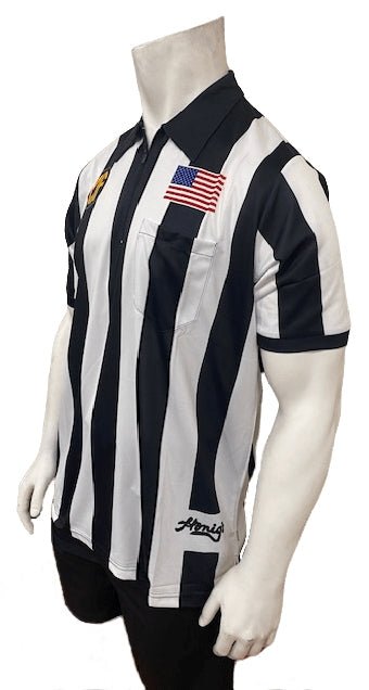 Honig's California Interscholastic Federation [CIF] 2.25" Striped Short Sleeve Football/Lacrosse Shirt - Maximum Velocity Sports