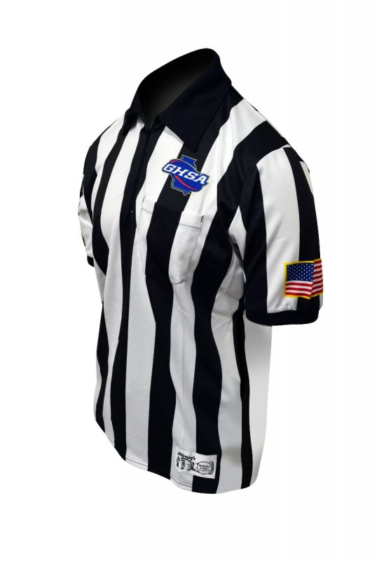 Honig's GHSA Sublimated 2" Short Sleeve Ultra Tech Football & Lacrosse Shirt With Flag. - Maximum Velocity Sports