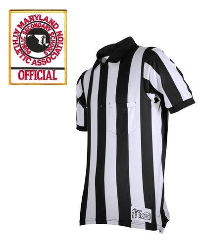 Honig's Maryland [MPSSAA] 2" Striped Short Sleeve Football Shirt - Maximum Velocity Sports