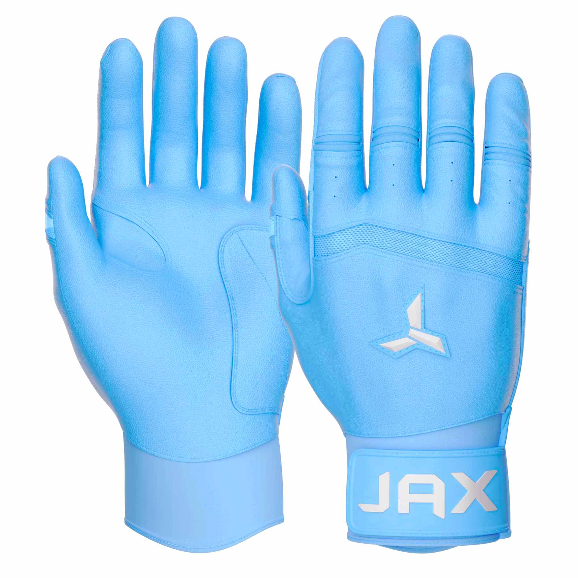 Jax Batting Gloves | Baby Blue | Pro Cuff - Maximum Velocity Sports