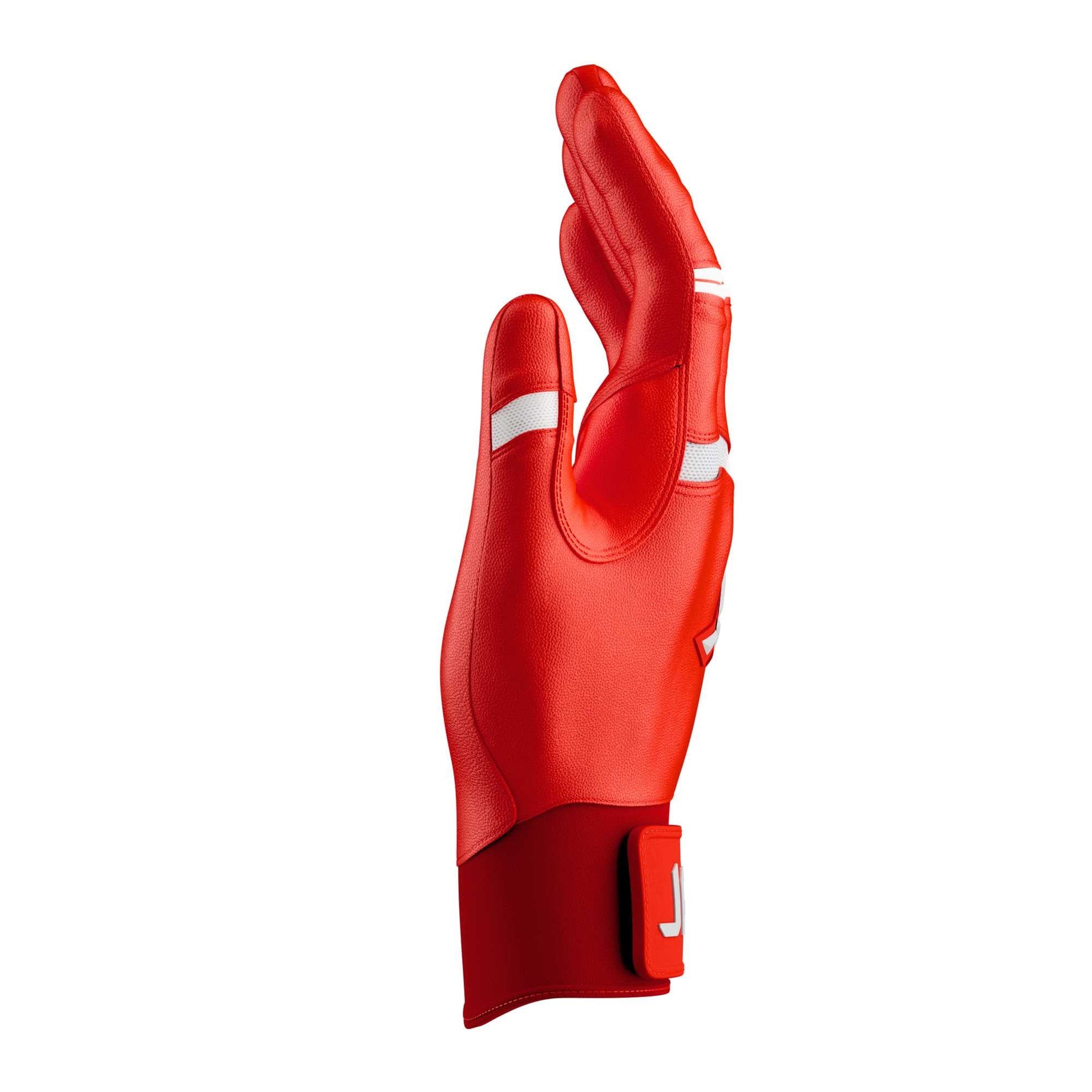 Jax Batting Gloves | Cherry Red | Pro Cuff - Maximum Velocity Sports