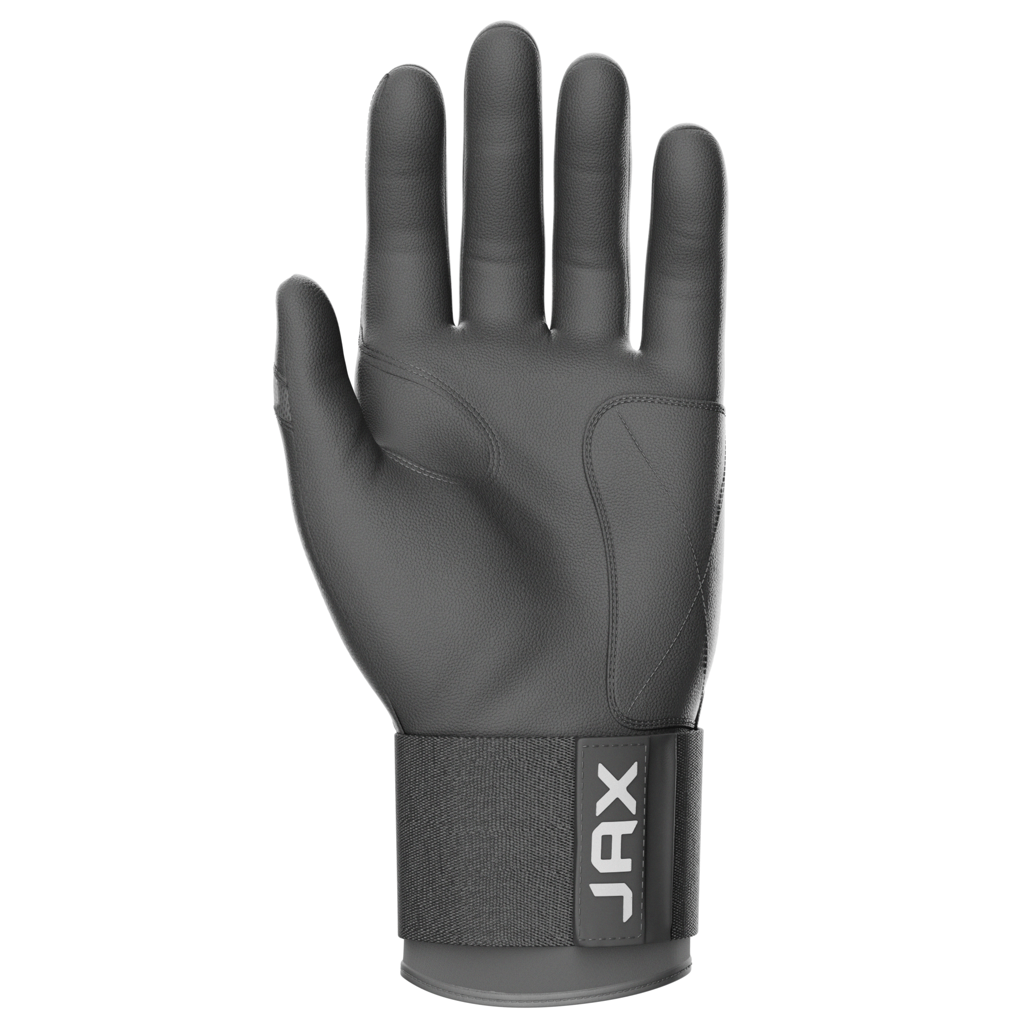Jax Batting Gloves | Cool Grey | Strap Cuff - Maximum Velocity Sports