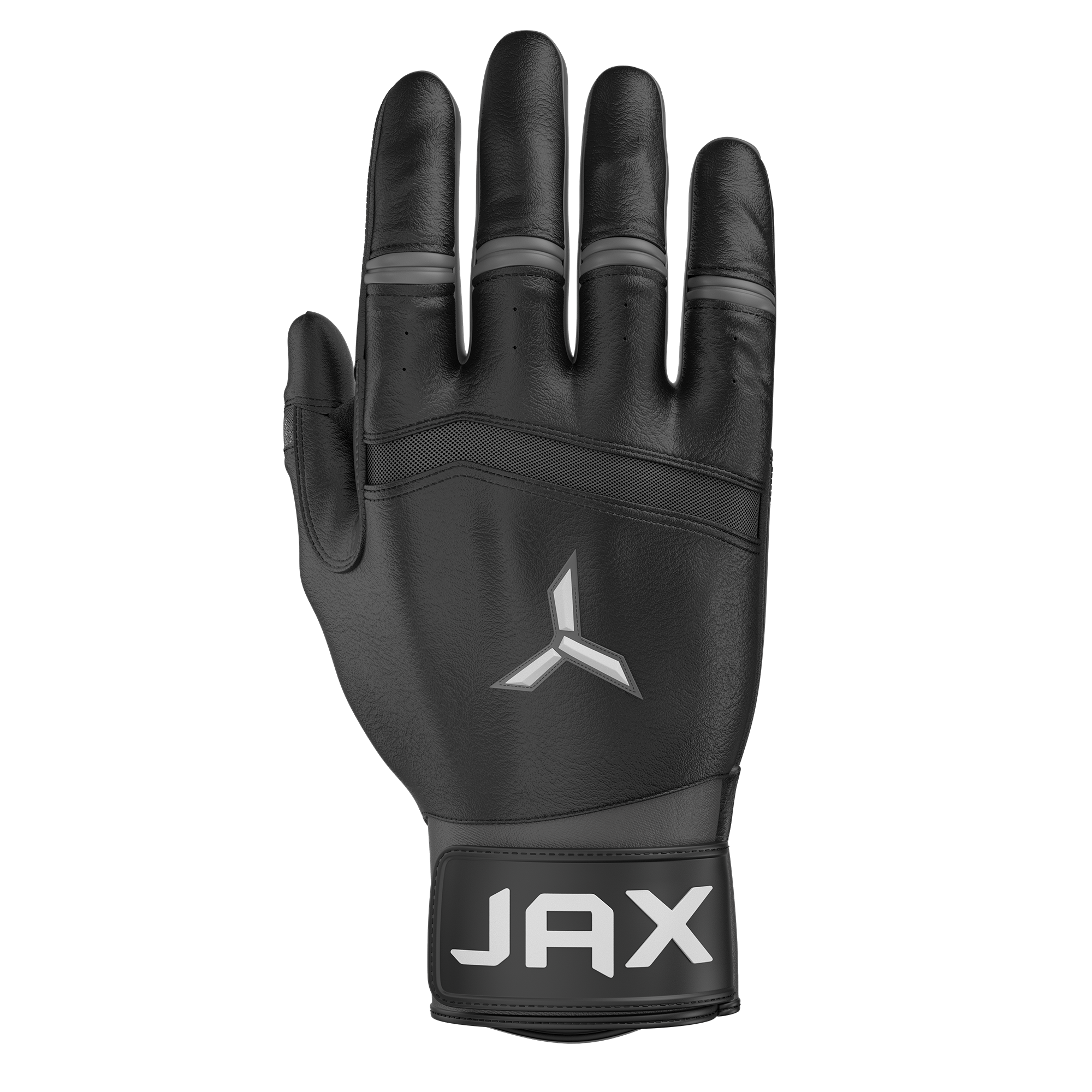 Jax Batting Gloves | Onyx Black | Pro Cuff - Maximum Velocity Sports