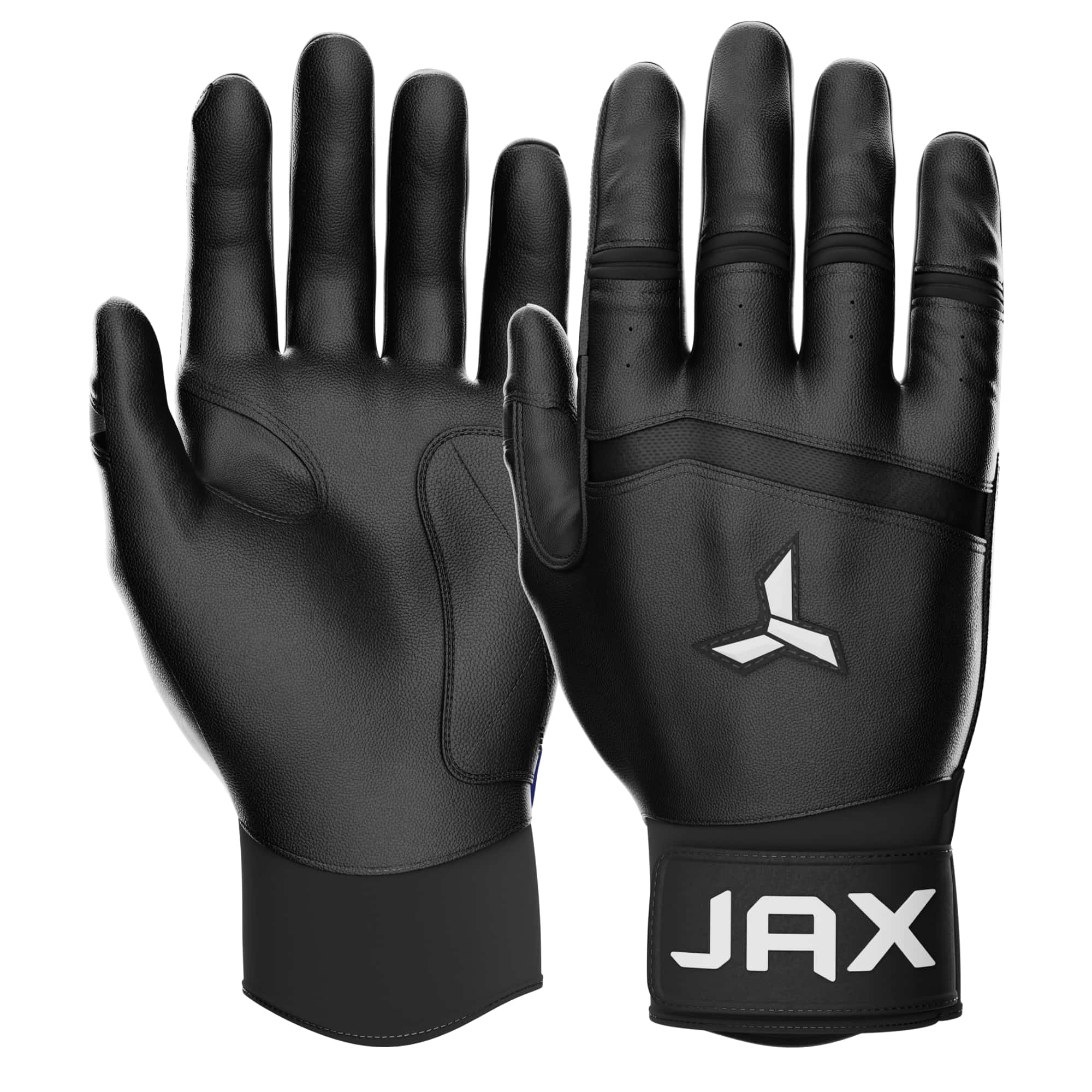 Jax Batting Gloves | Onyx Black | Pro Cuff - Maximum Velocity Sports