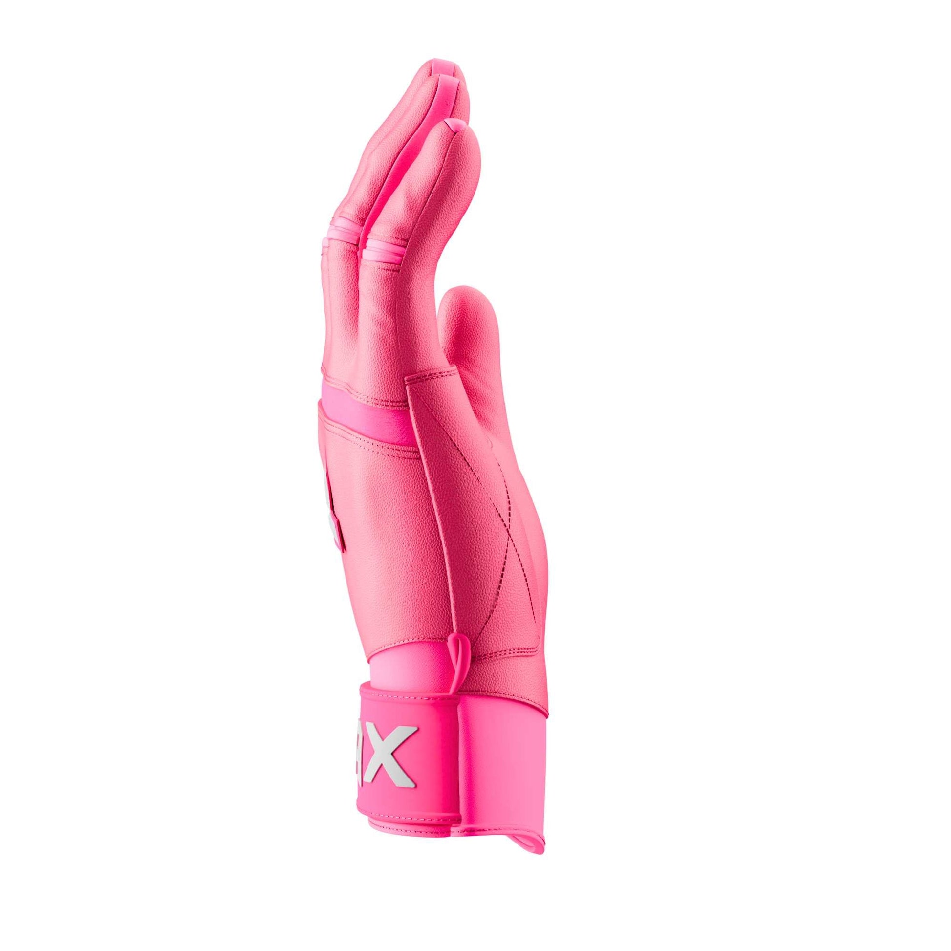 Jax Batting Gloves | Pink | Pro Cuff - Maximum Velocity Sports