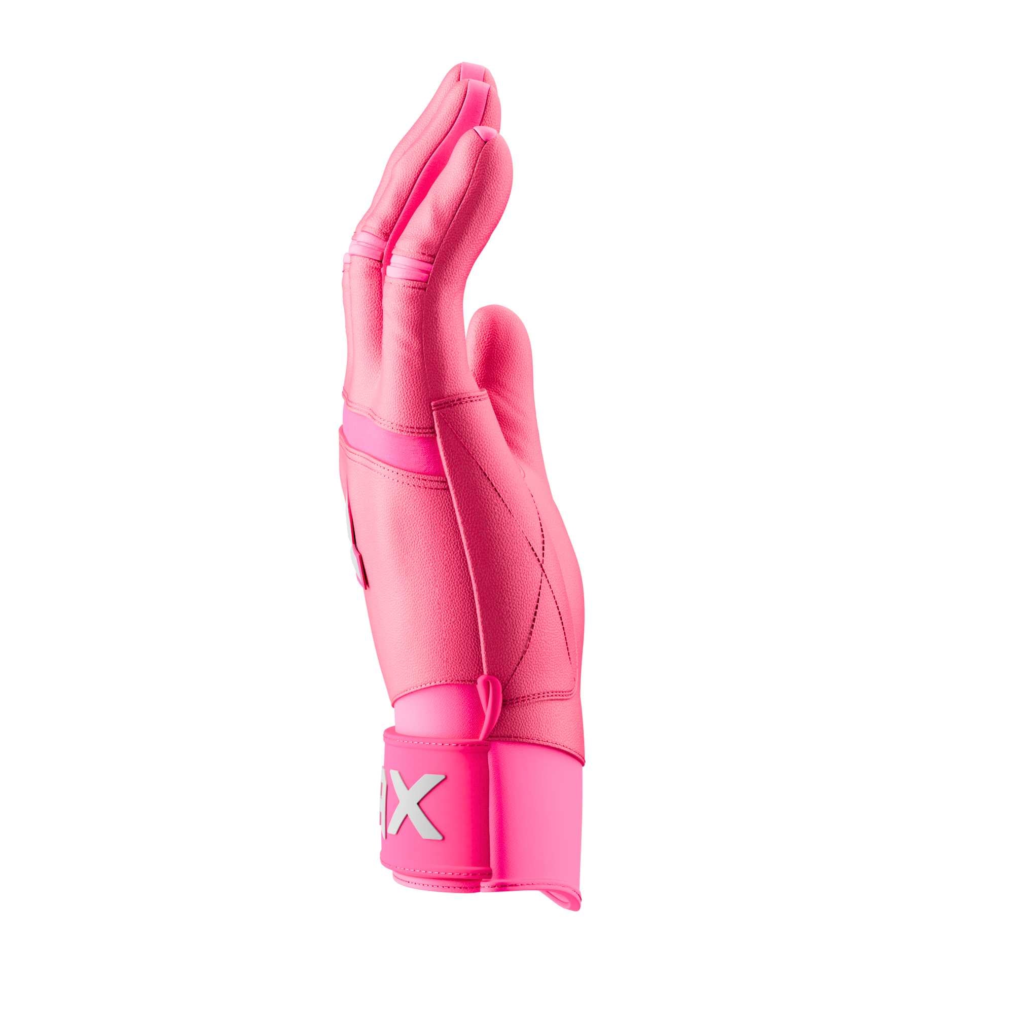 Jax Batting Gloves | Pink | Pro Cuff - Maximum Velocity Sports
