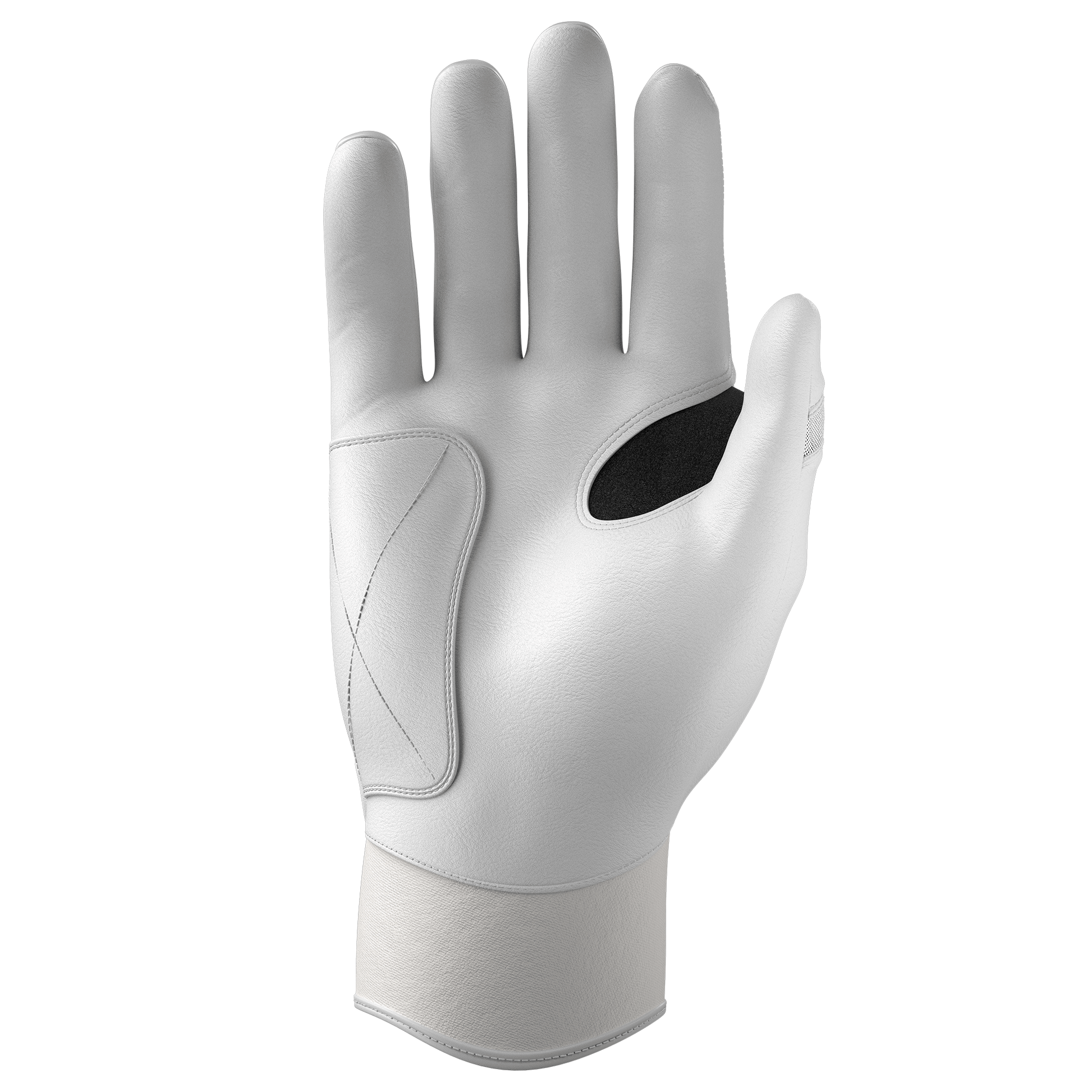 Jax Batting Gloves | Platinum White | Pro Cuff - Maximum Velocity Sports