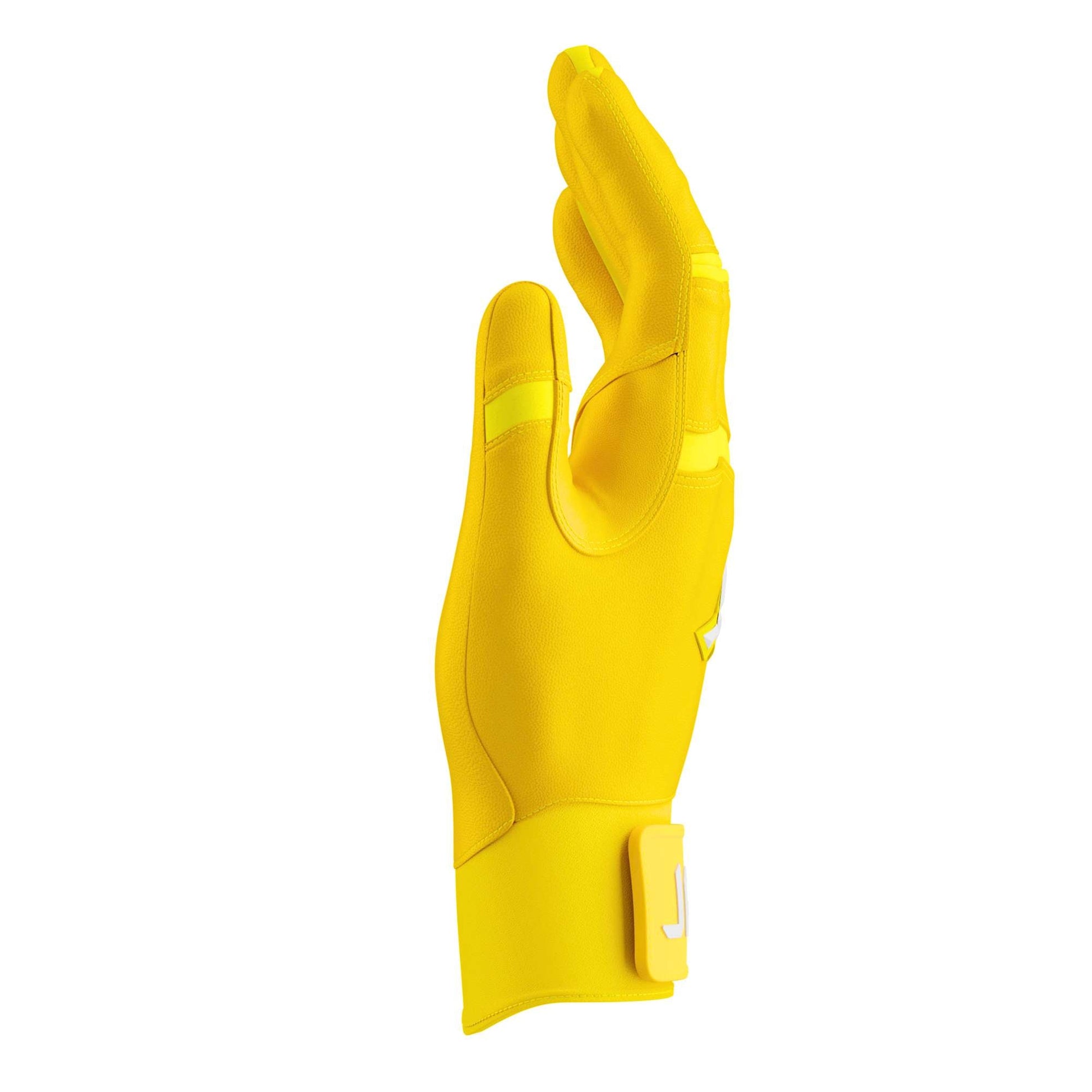 Jax Batting Gloves | Standout Yellow | Pro Cuff - Maximum Velocity Sports
