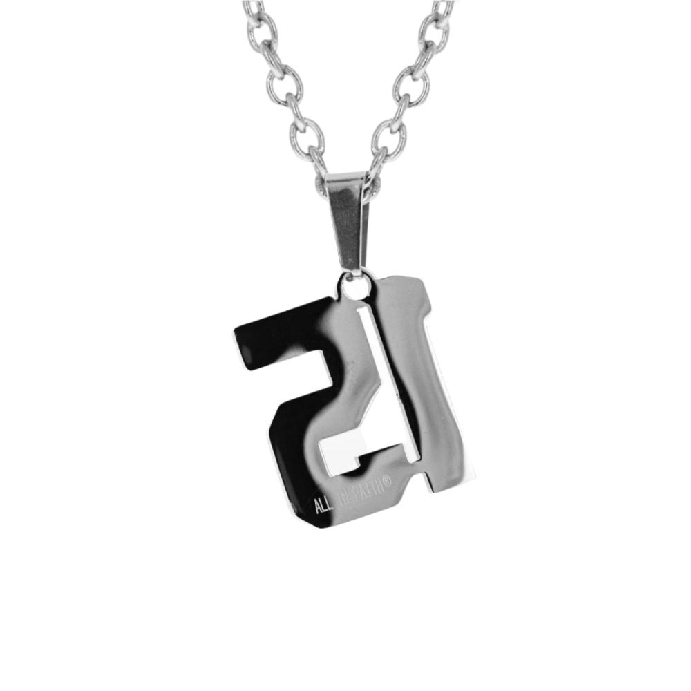 Jersey Number Necklace | Stainless Steel - Maximum Velocity Sports