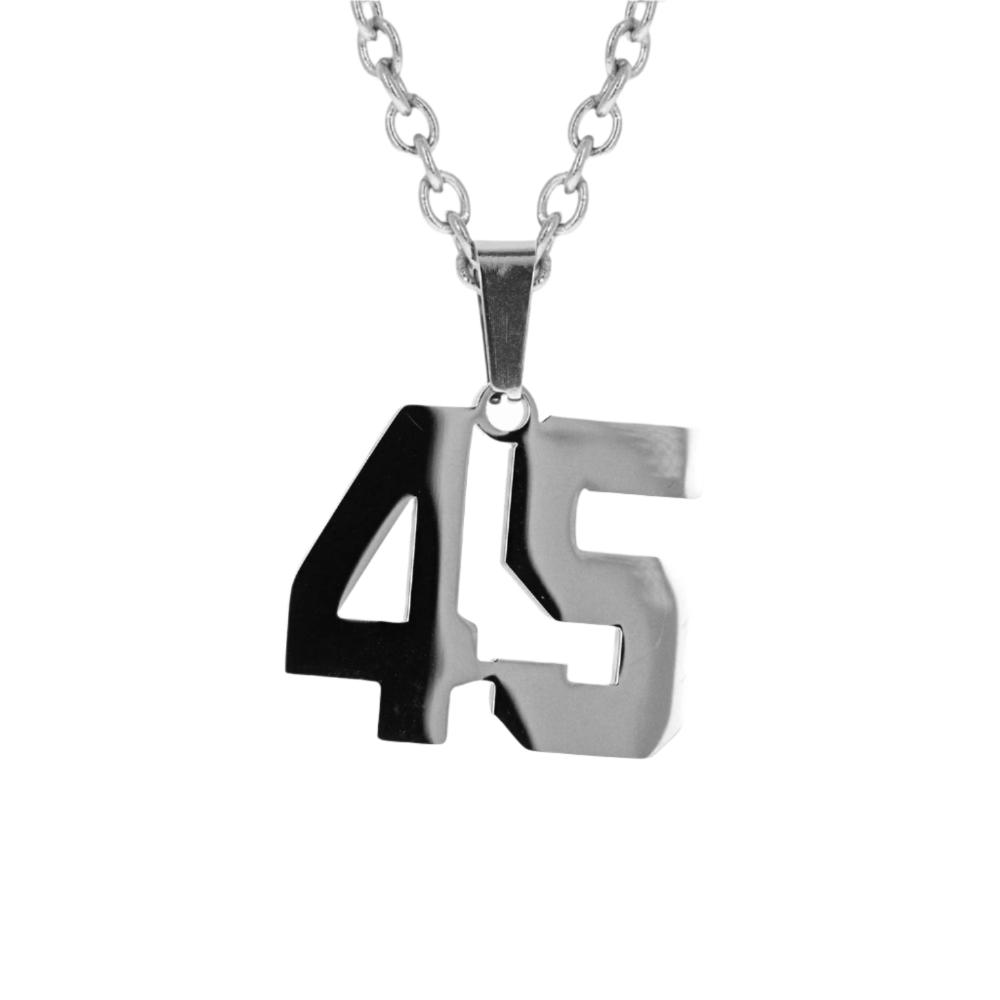 Jersey Number Necklace | Stainless Steel - Maximum Velocity Sports