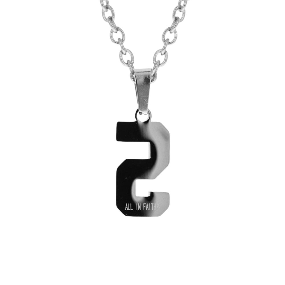 Jersey Number Necklace | Stainless Steel - Maximum Velocity Sports