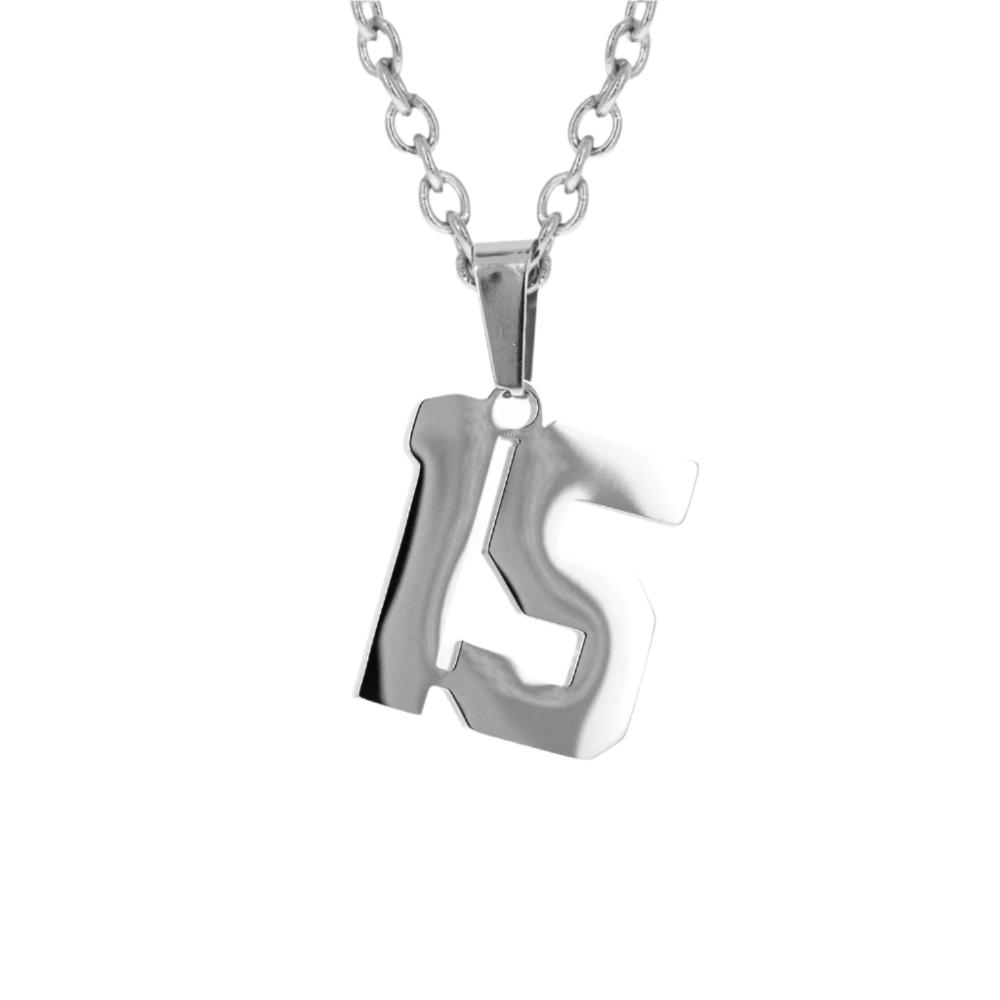 Jersey Number Necklace | Stainless Steel - Maximum Velocity Sports