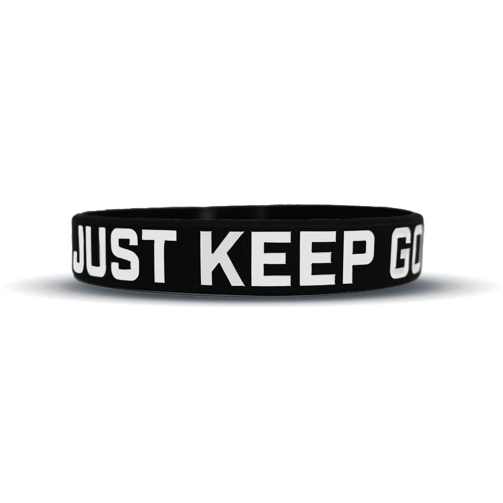 JUST KEEP GOING Wristband - Maximum Velocity Sports