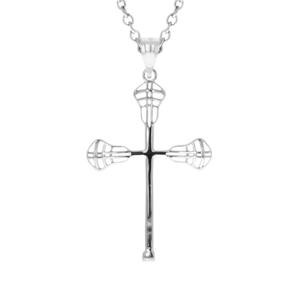 Lacrosse Cross Necklace - Maximum Velocity Sports